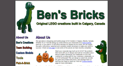 Desktop Screenshot of bensbricks.ca